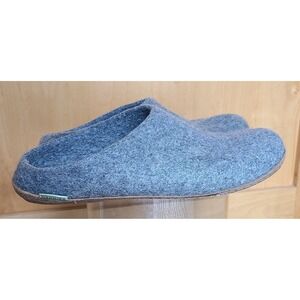 Kyrgies Felted Wool Gray Slippers Mens 7.5 Womens 9 Slip On Comfort House Shoes